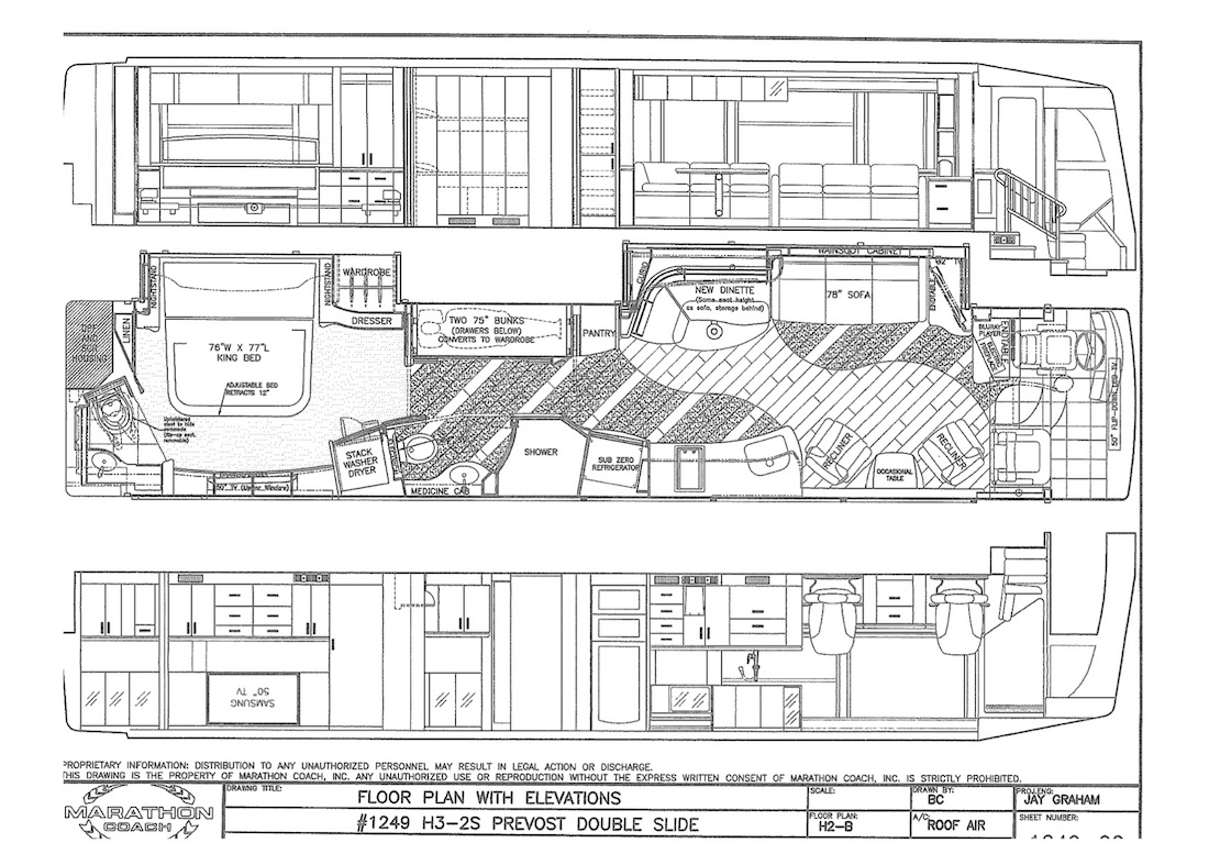 2017 Prevost Marathon H345Double Slide 1249